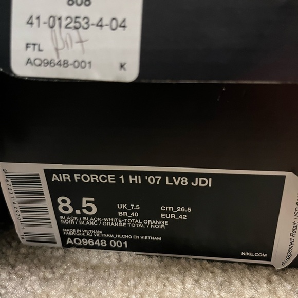 Air Force 1 High’ 07 LV8 JDI - Picture 7 of 8